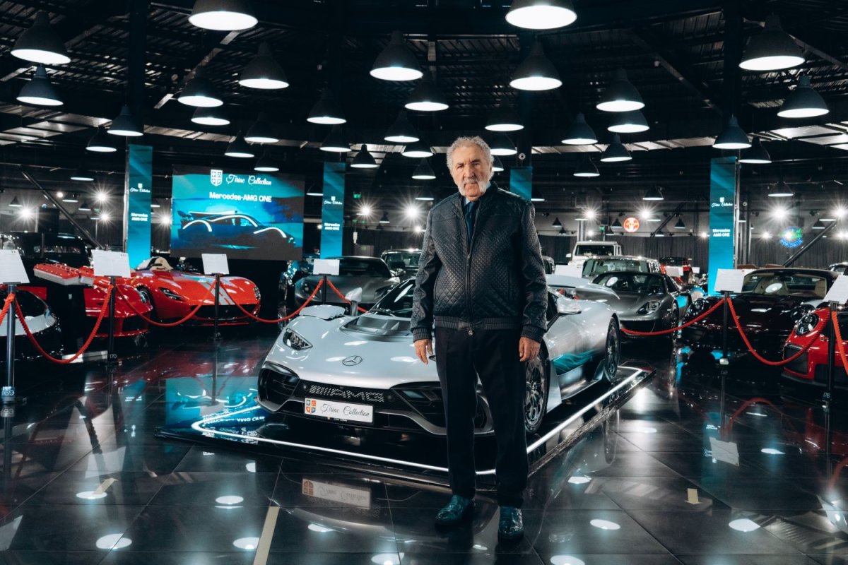 Ion Țiriac și cadoul pe care și l-a făcut de Crăciunul din 2023, un Mercedes AMG One