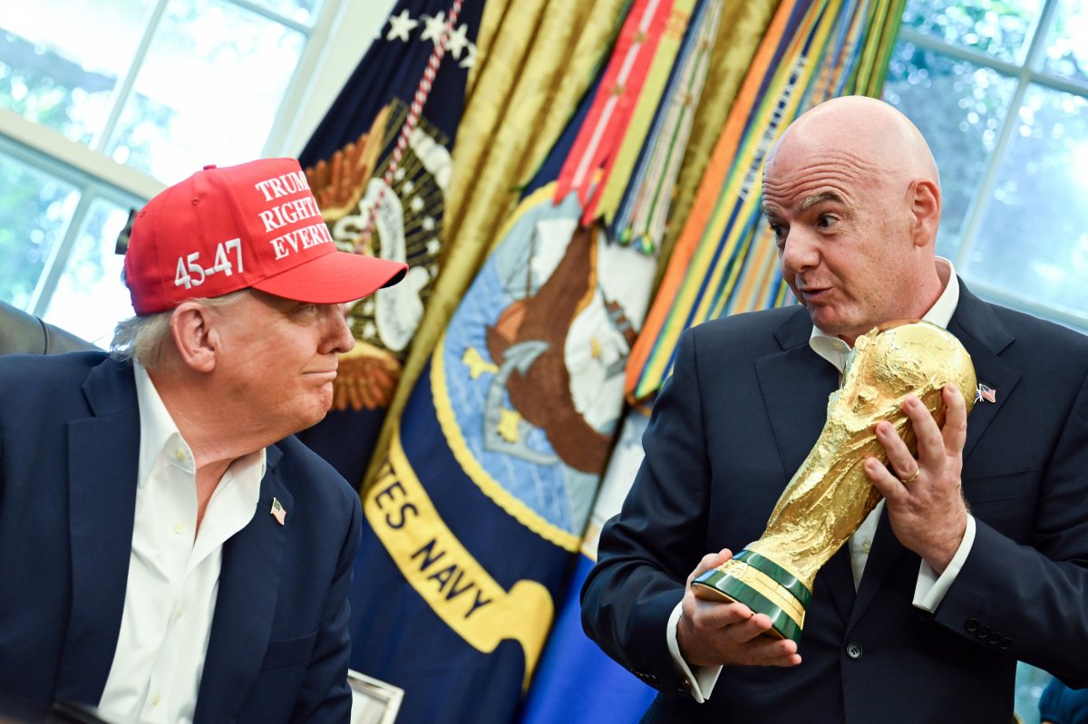 Gianni Infantino cu Donald Trump