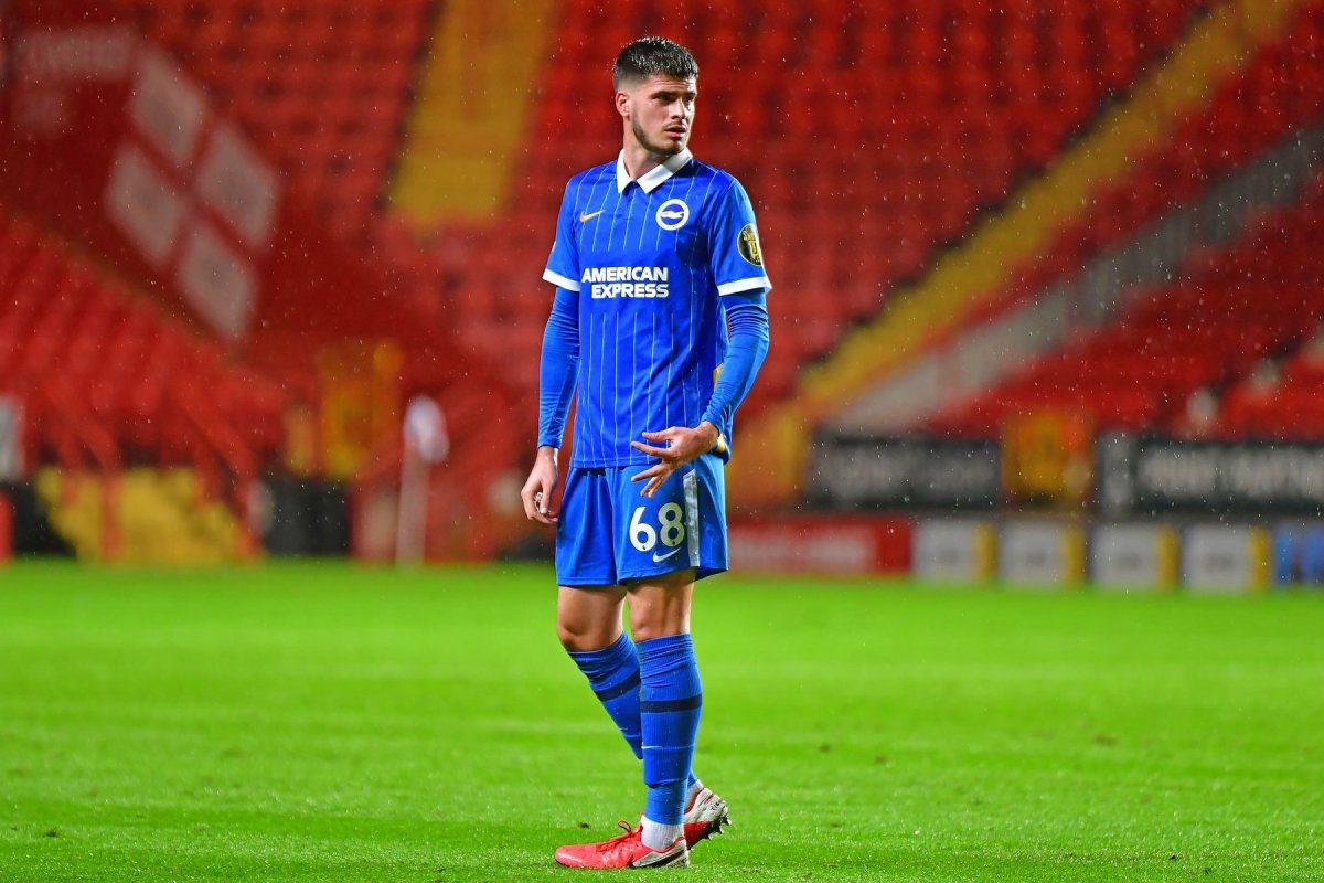 Tudor Băluță, în tricoul celor de la Brighton U23