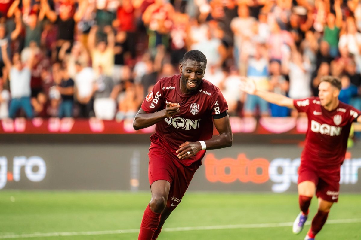 Sinyan a marcat două goluri pentru CFR în acest debut de sezon, ambele în Europa League, cu Lugano și Braga
