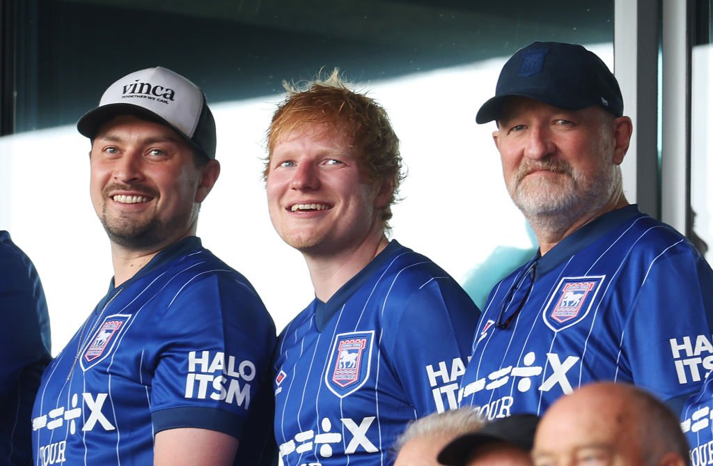 Ed Sheeran este fan declarat Ipswich