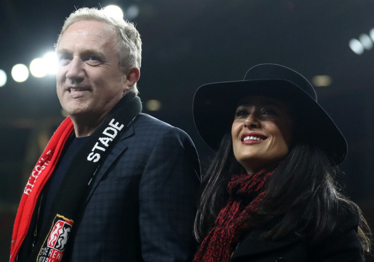 Salma Hayek este soția patronului echipei Rennes