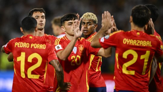 Rezultatele serii din preliminariile CM 2026! Spania a spulberat-o pe Turcia, Slovacia s-a chinuit cu Luxemburg, după ce învinsese Germania
