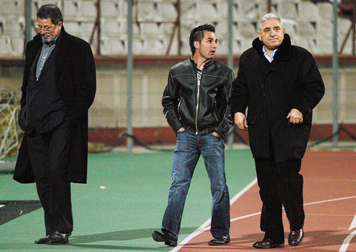 Cornel Dinu, Florentin petre și Ioan becali într-o perioadă în care Dinamo avea obiecte importante