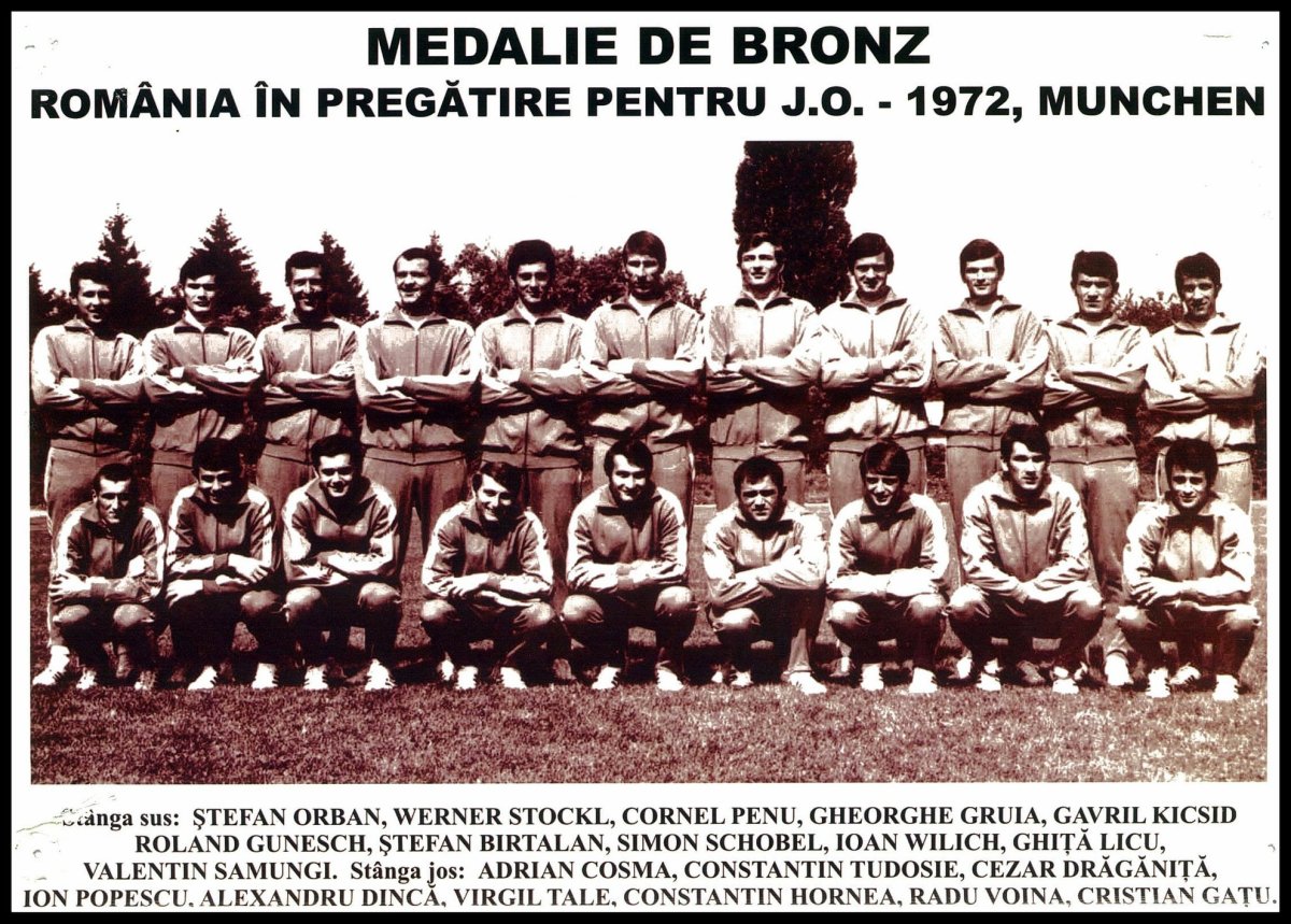 Echipa națională de handbal masculin care a participat la Jocurile Olimpice din 1972