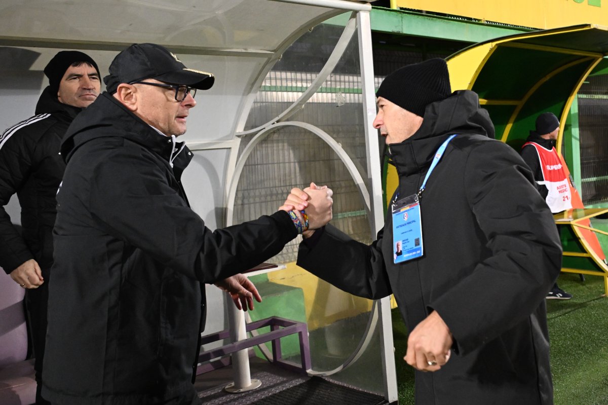 Leo Grozavu și Bogdan Andone, antrenorul de la FC Argeș