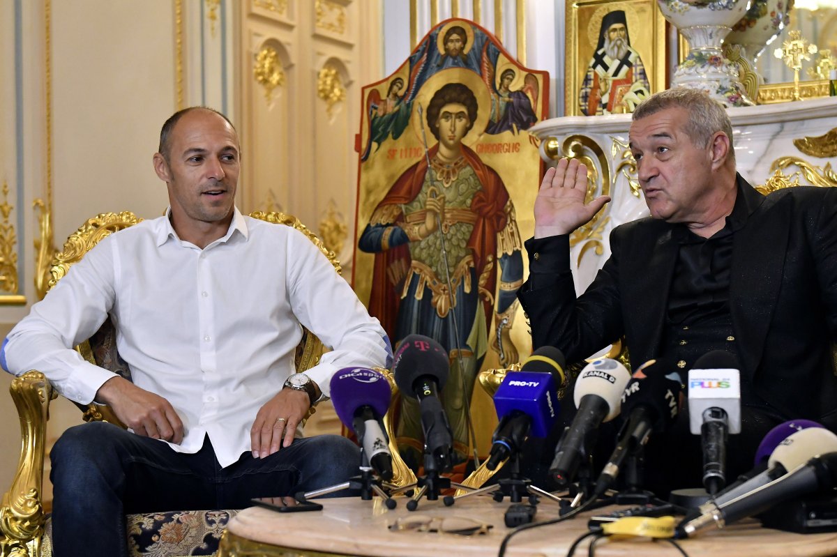 Gigi Becali și Bogdan Andone nu au lucrat mult împreună