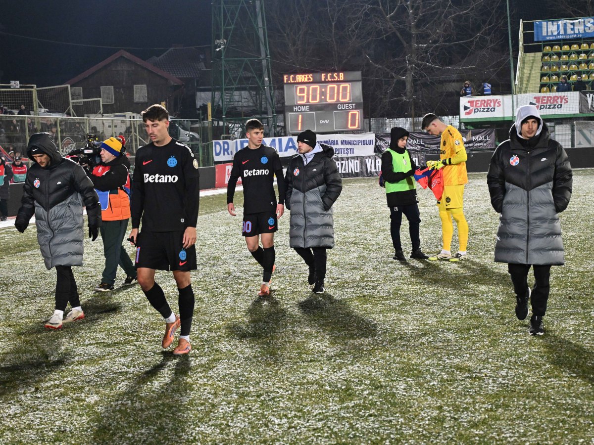 FCSB a început anul 2026 cu o înfrângere, scor 0-1 cu FC Argeș
