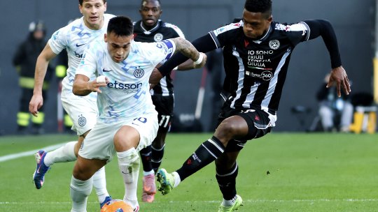 Udinese - Inter 0-1. Victorie importantă pentru Cristi Chivu! Echipa românului s-a îndepărtat la șase puncte de locul 2