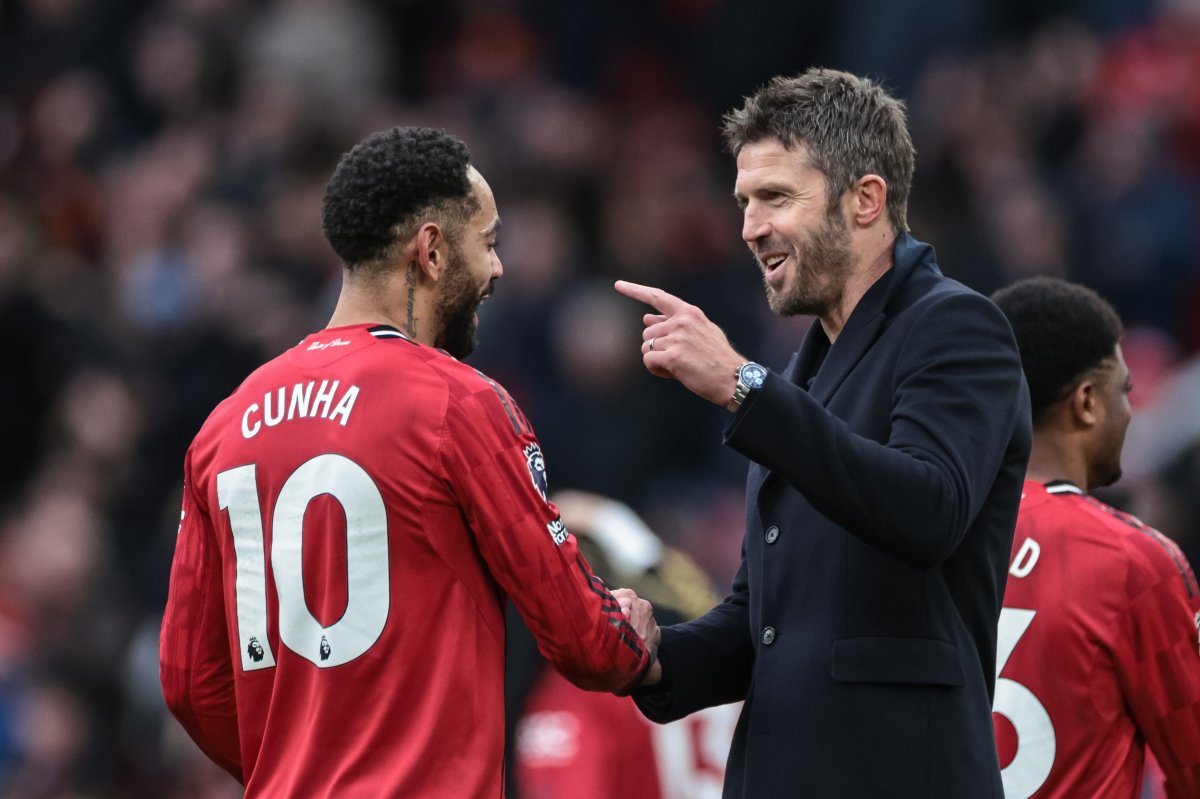 Carrick a fost mulțumit și de prestația lui Cunha