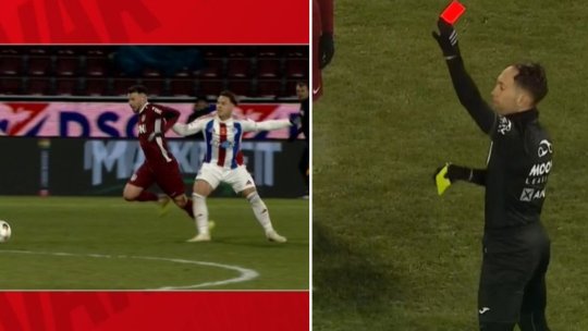 George Găman, salvat de VAR. Nu i-a înțeles nimeni decizia inițială: ”Galben. De ce?”