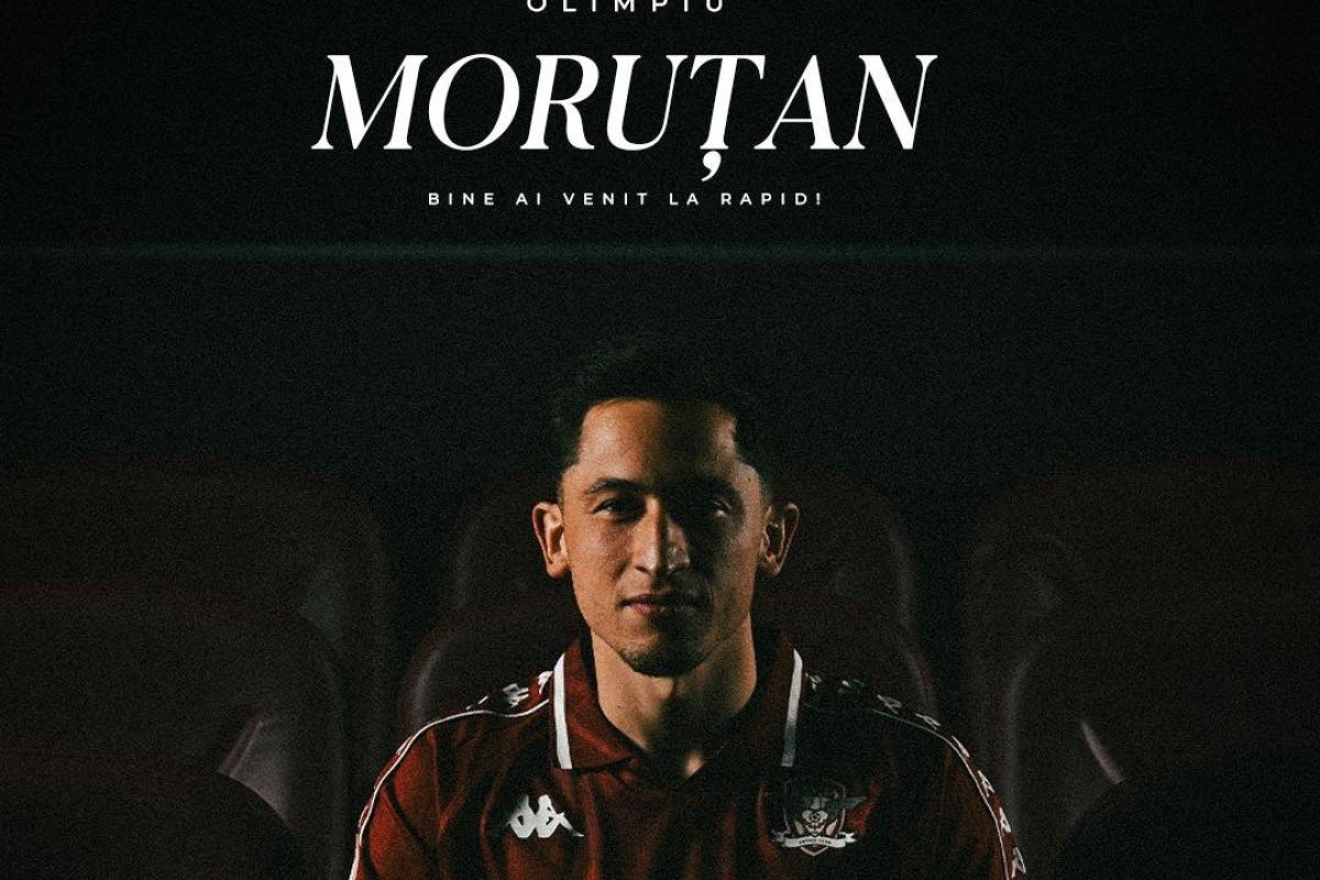 Olimpiu Moruțan a fost prezentat oficial la Rapid