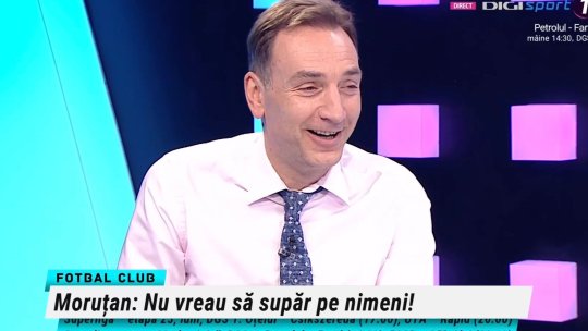 Radu Naum a auzit ce a spus Olimpiu Moruțan și l-a ironizat pe noul jucător al Rapidului: ”Superelegant! E foarte frumoasă povestea asta”