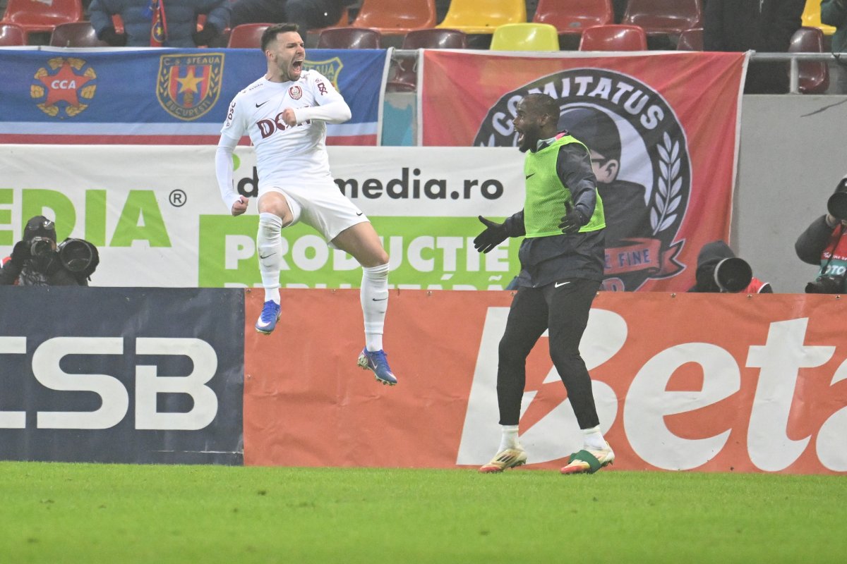 Cordea și reacția sa după golul marcat pe Arena Națională