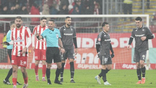 Constantin Zotta i-a transmis un mesaj lui Sebastian Colțescu după penalty-ul acordat în UTA - Rapid 1-2