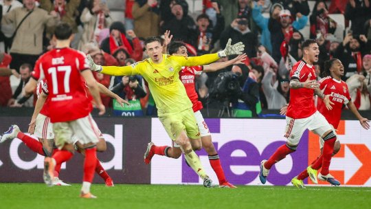Ce nebunie! Portarul Anatoliy Trubin a marcat la ultima fază și a calificat-o pe Benfica în primăvara europeană. Real Madrid, în genunchi