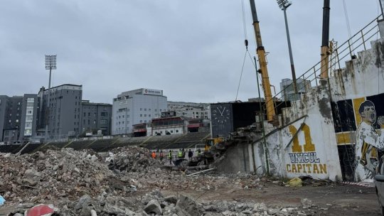 Legendarul stadion din România a fost pus la pământ