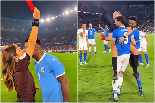 Imagini revoltătoare. Fostul fotbalist al Stelei a distribuit un clip realizat cu AI în care fotbaliști agresează arbitre: ”Dacă sunt frumoase se pot aștepta!”