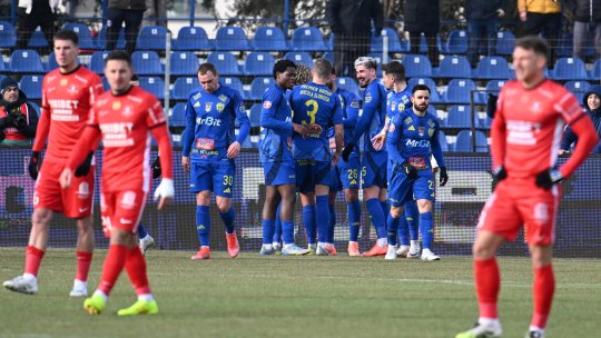 Gol din offside validat la Slobozia - Hermannstadt! VAR-ul nu funcționează pe noul stadion al Unirii dintr-un motiv halucinant
