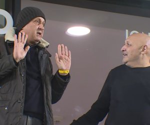 Scene neverosimile: discuția cu Gigi Corsicanu l-a scos din sărite pe Dan Șucu! Imaginile surprinse la Rapid - U Cluj