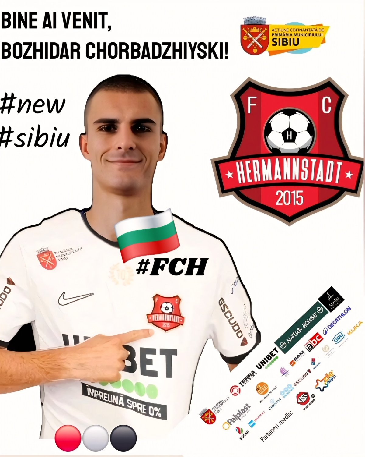 Bulgarul Chorbadzhiyski (30 de ani) revine în SuperLiga României, după o scurtă aventură la FCSB, în 2019