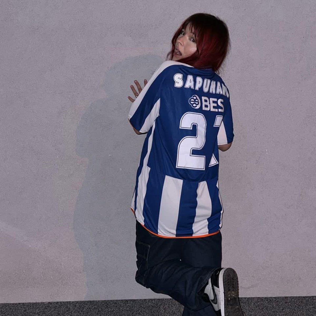 Alessia Săpunaru este o iubitoare a fotbalului