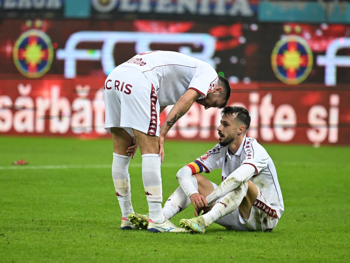 Rapid a avut o lună decembrie în care nu a câștigat niciun meci oficial