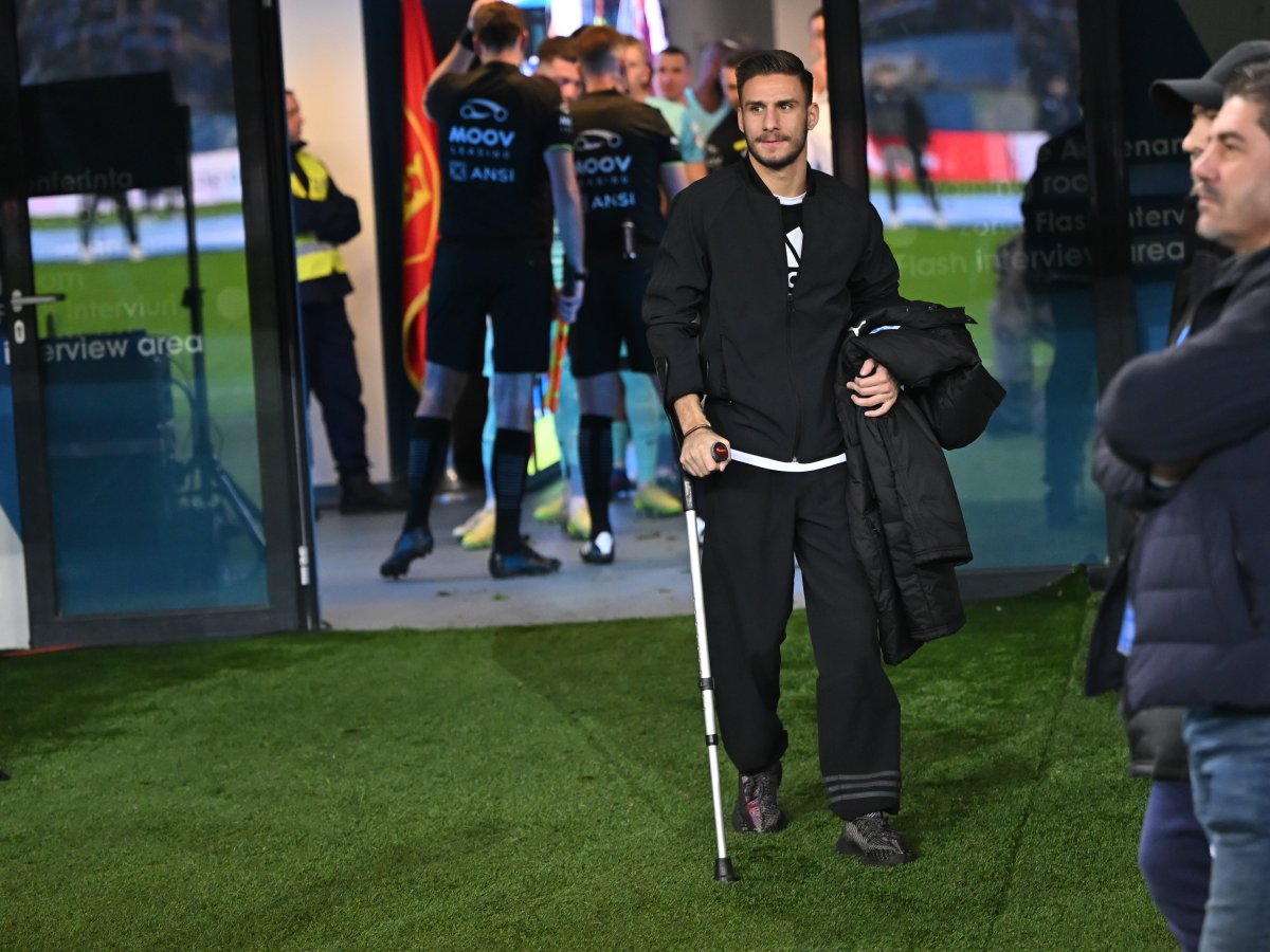 Mihnea Rădulescu, în perioada recuperării după accidentarea cu care s-a confruntat