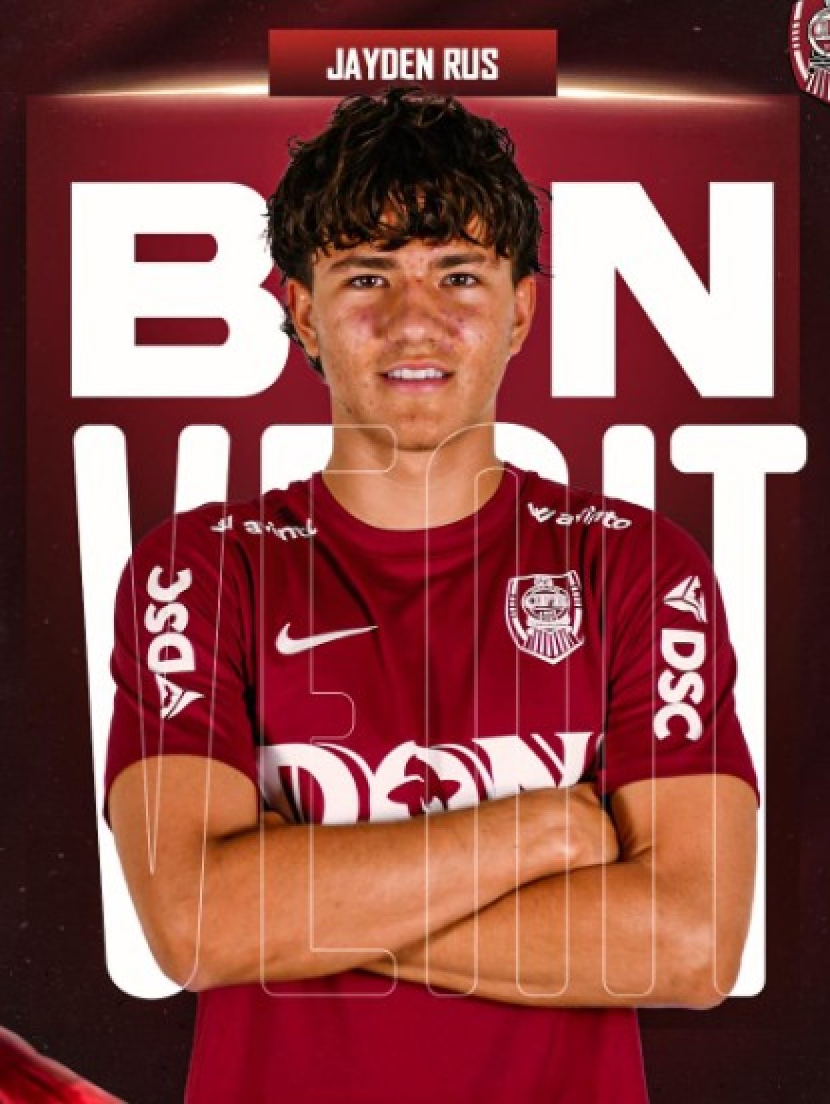 Jayden Rus, fotbalistul lui CFR