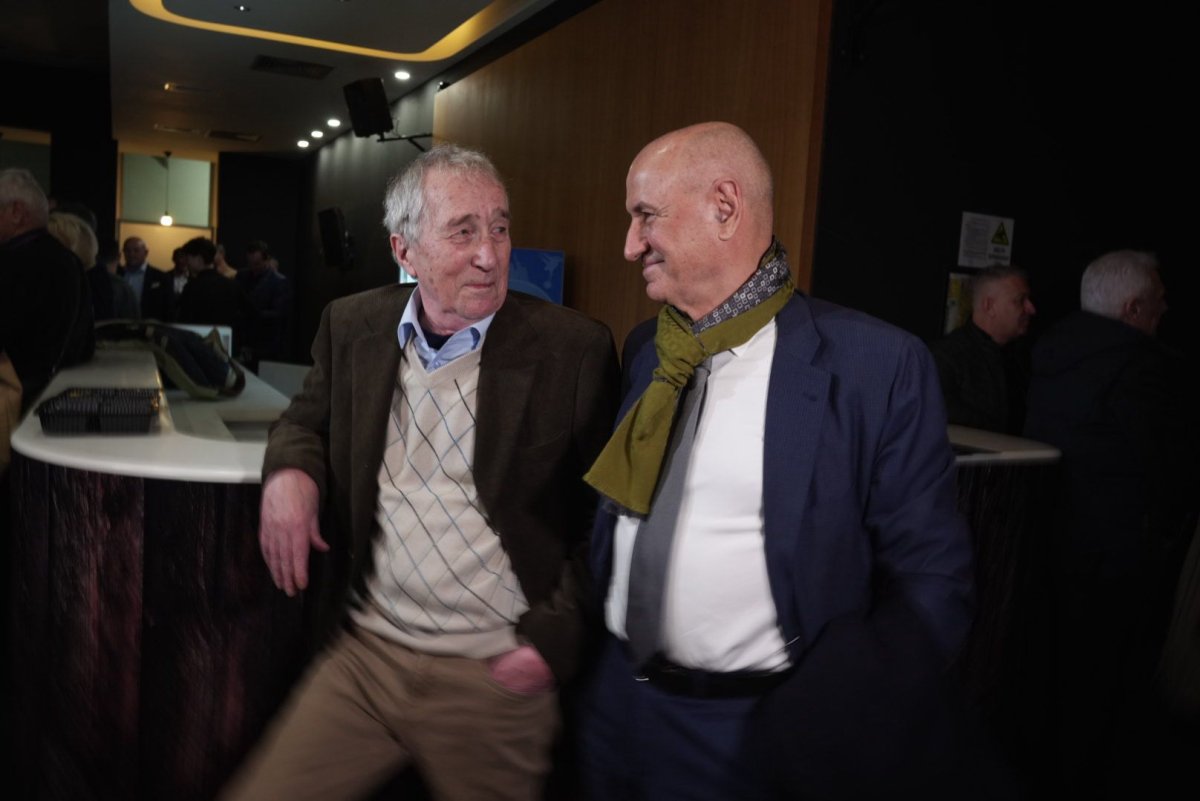 George Copos alături de Valentin Ceaușescu