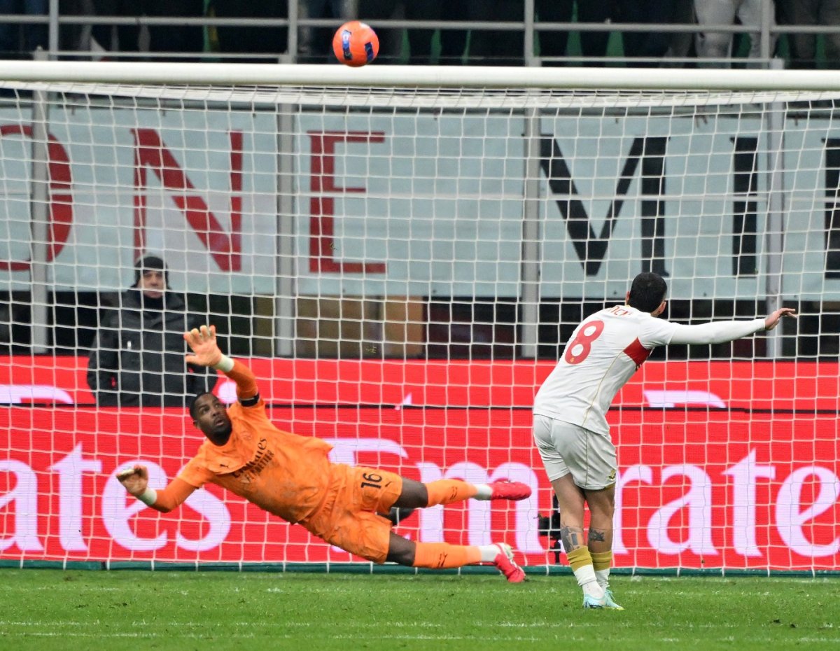 Nicolae Stanciu a ratat penalty în meciul cu Milan, scor 1-1