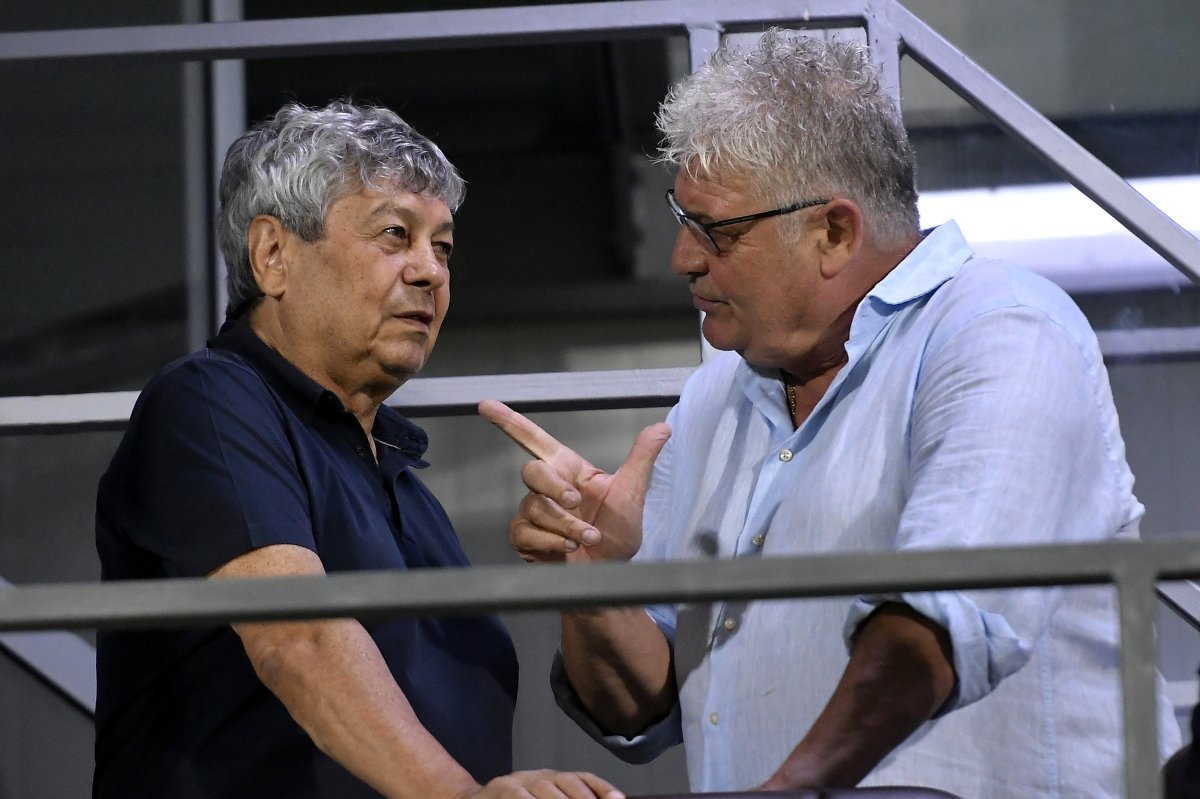 Ioan Andone, alături de Mircea Lucescu