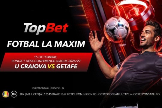U Craiova vs Getafe, 15 octombrie: spaniolii pornesc cu prima șansă