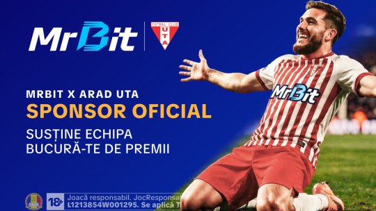 Două promoții MrBit pentru fanii UTA Arad în SuperLiga (P)