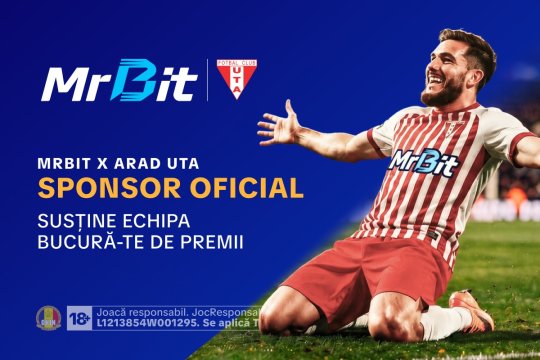 Două promoții MrBit pentru fanii UTA Arad în SuperLiga (P)