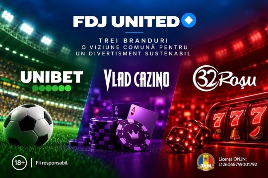 FDJ UNITED continuă activitatea pe piața jocurilor de noroc din România în următorii 10 ani (P)