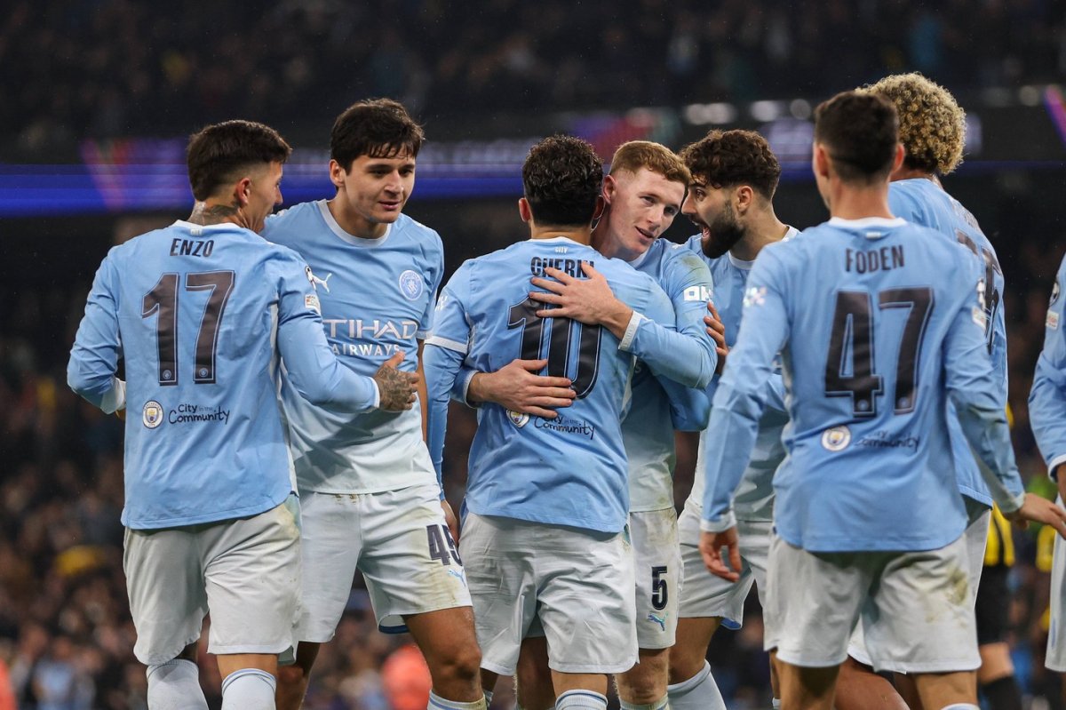 Manchester City a câștigat duelul cu AEK Atena, scor 5-1, din Liga Campionilor