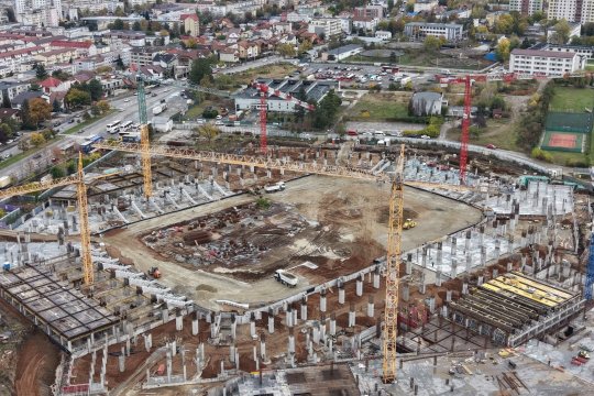 Prinde contur stadionul de 75 de milioane de euro: ”Este o plăcere să-l vezi”