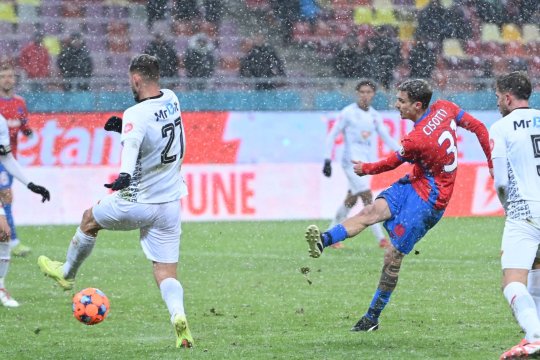 FCSB - Csikszereda 1-0. Trei puncte mari pentru campioana României, care privește cu jind la play-off