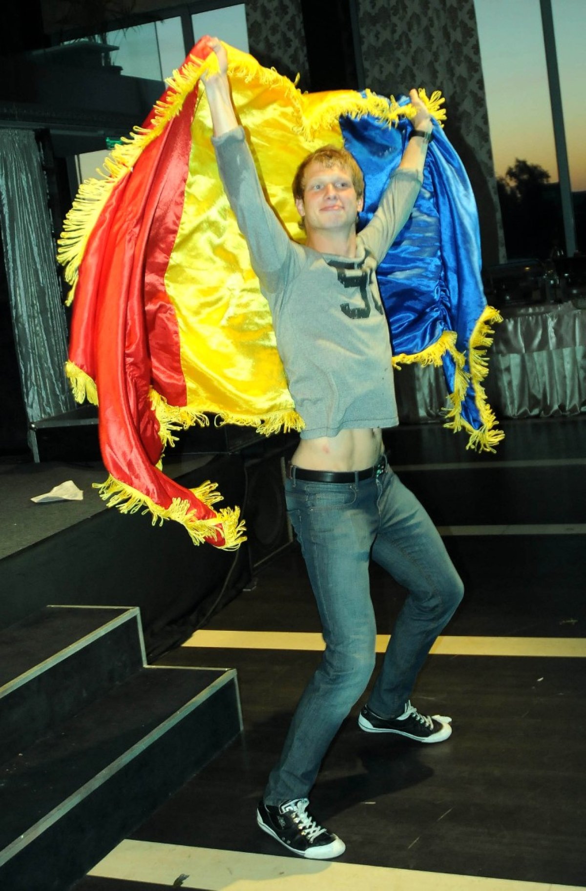 Arlauskis, în 2009, la petrecerea de titlu cu Unirea Urziceni