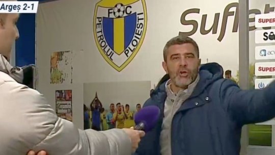 Dani Coman s-a răstit la reporter și la jucătorul său după eșecul cu Petrolul: ”Dă-i, bă, drumul la vestiar!”