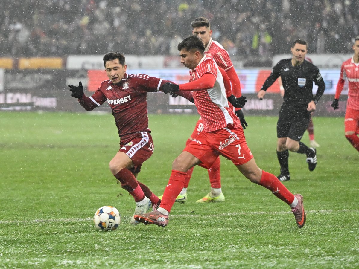 Dinamo și Rapid au același număr de puncte - 52