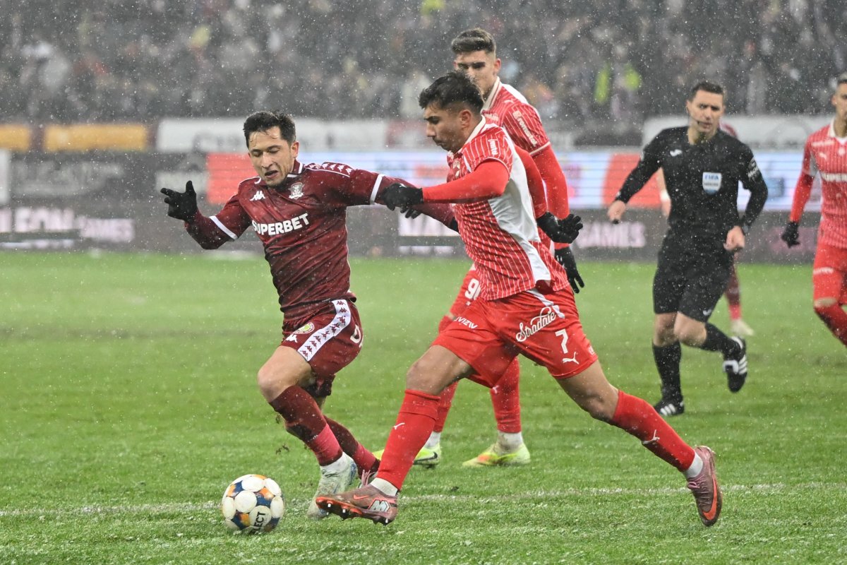 Rapid și Dinamo sunt la egalitate de puncte, 52