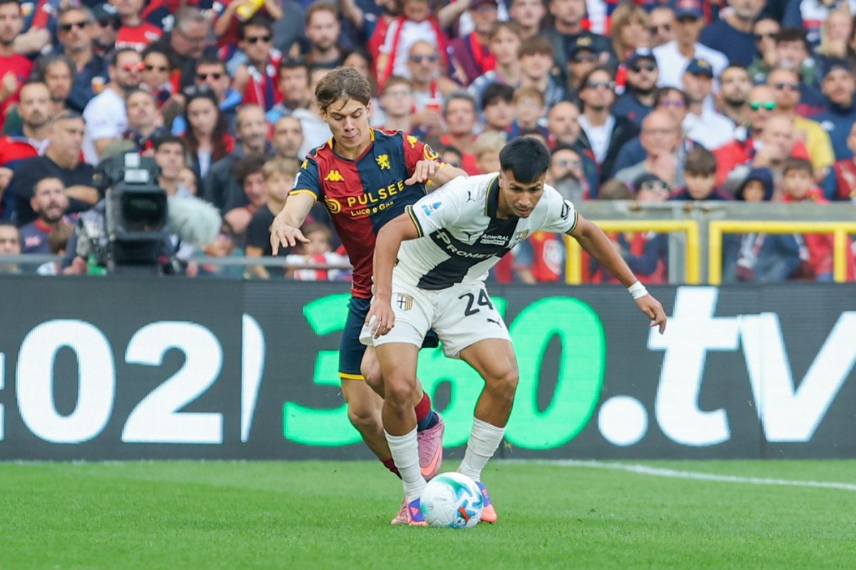 Lorenzo Venturino, în tricoul lui Genoa