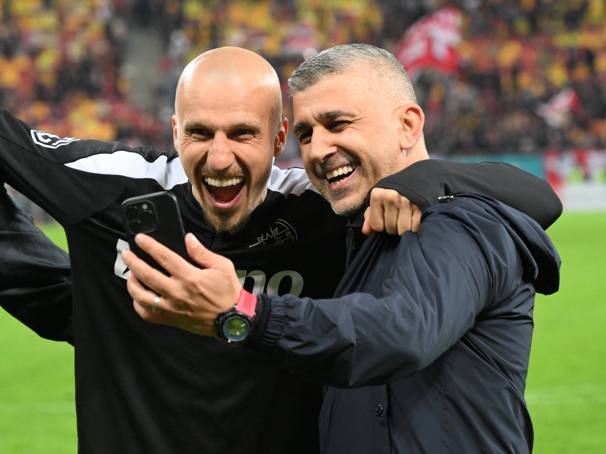 Marius Ianuli (dreapta), alături de Vlad Chiricheș