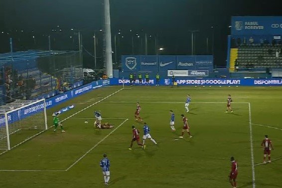 Faza din minutul 90+1 la Farul - CFR