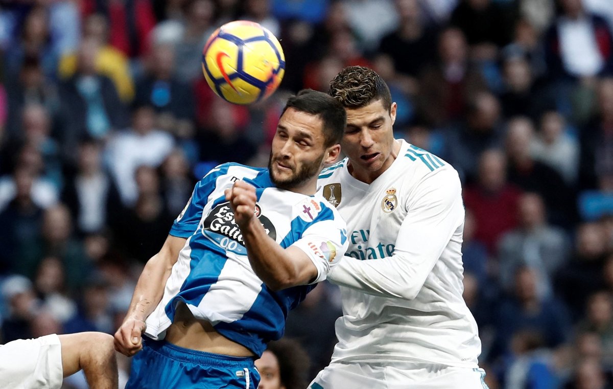 Florin Andone și Cristiano Ronaldo