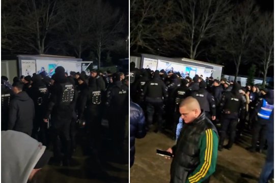 Scandal la Ovidiu: ultrașii Farului au protestat împotriva conducerii și a forțelor de ordine! Jandarmii, acuzați de violență verbală și fizică: ”Au oprit mașinile și i-au luat la bătaie”