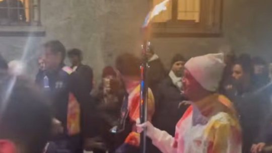 Cristi Chivu a purtat torța olimpică! Românul a fost înconjurat de nume sonore ale sportului italian