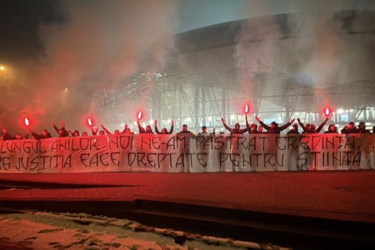 Mesajul afișat de fanii FCU Craiova după ce instanța a decis că palmaresul rămâne la echipa lui Adrian Mititelu